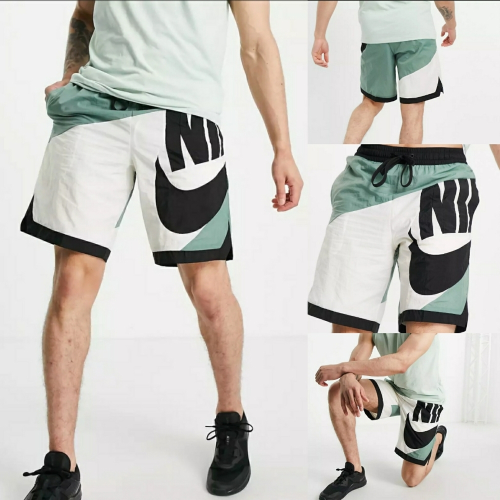 ‼️SOLD‼️ Nike Dri-Fit Air Rare Throwback Futura Spellout Colorblock Shorts - Picture 4 of 13